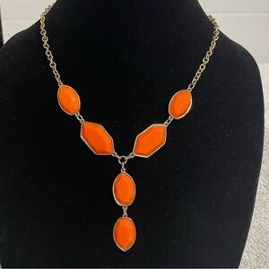 Orange Statement Necklace